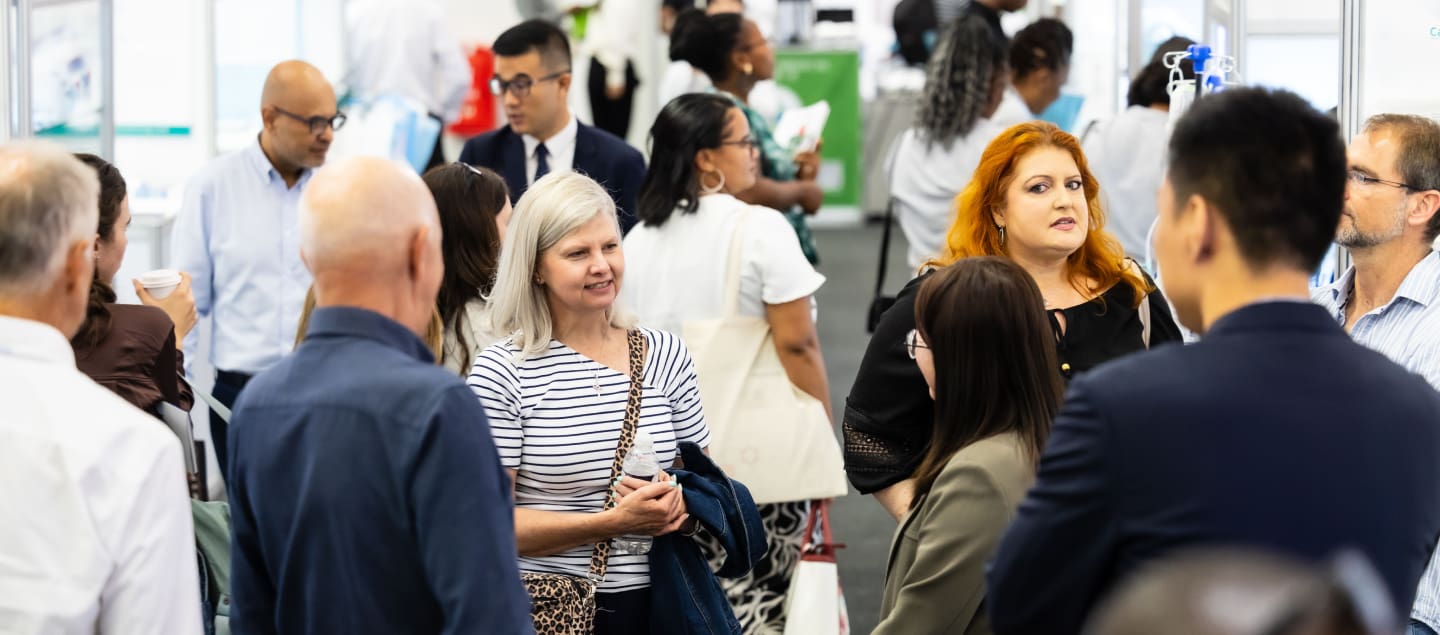 Delegates at World Health Expo Cape Town.