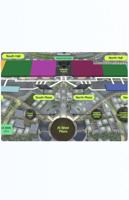 WHX Dubai Floor plan