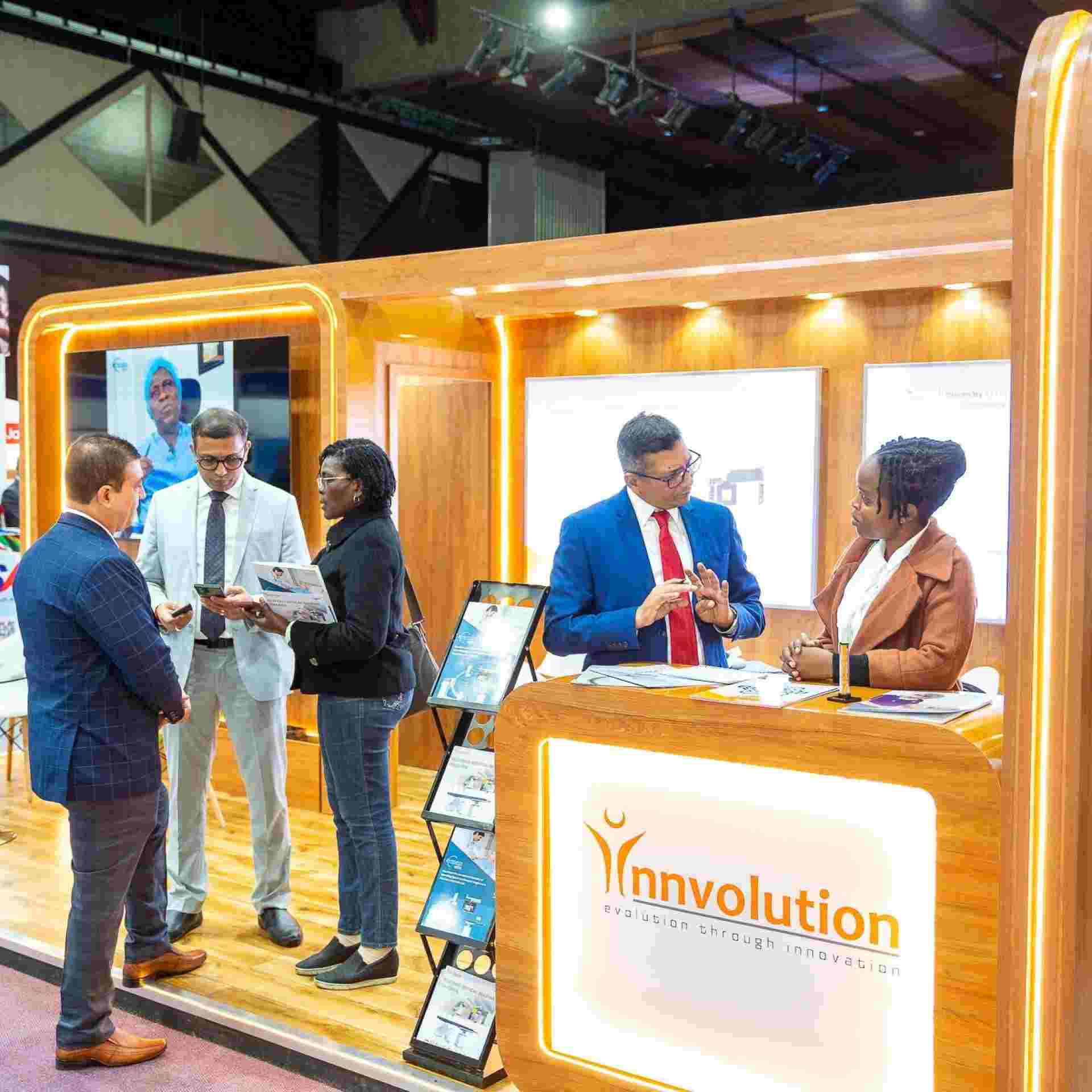 A stand at World Health Expo Nairobi.