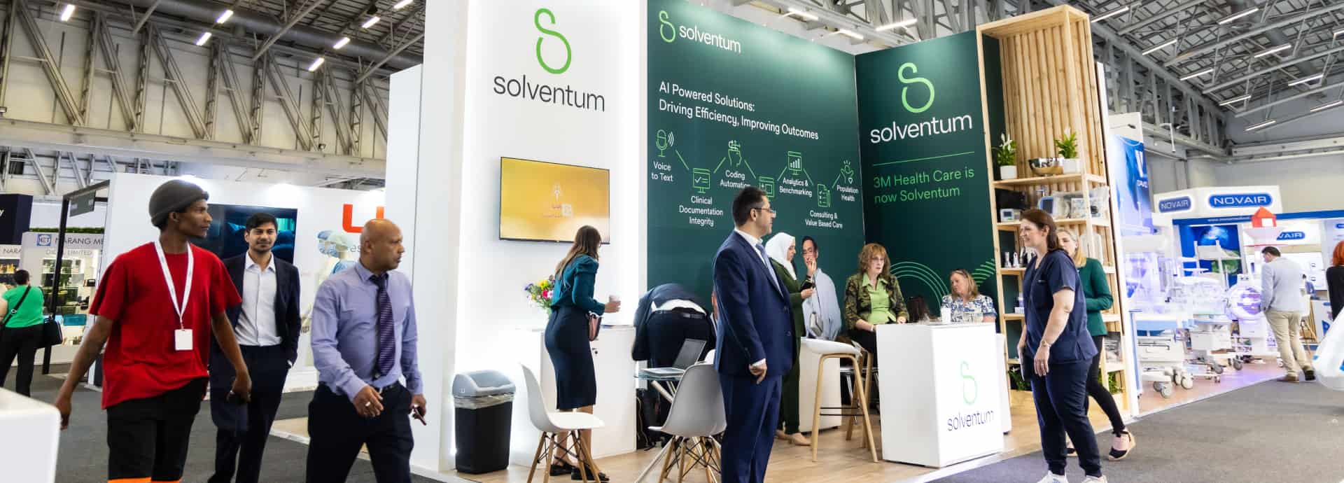 Exhibition stand at World Health Expo Labs Cape Town.