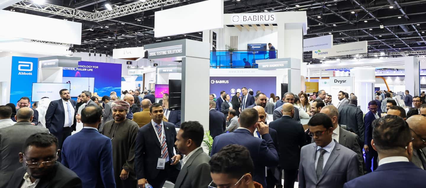 The crowd at World Health Expo Labs Dubai