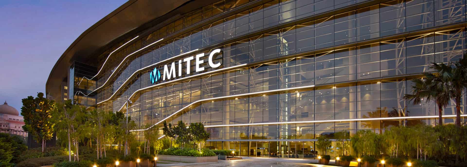 The outside of the Malaysia International Trade and Exhibition Centre