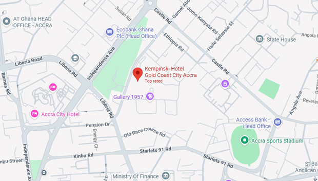 Kempinski Hotel Gold Coast City, Accra, Ghana