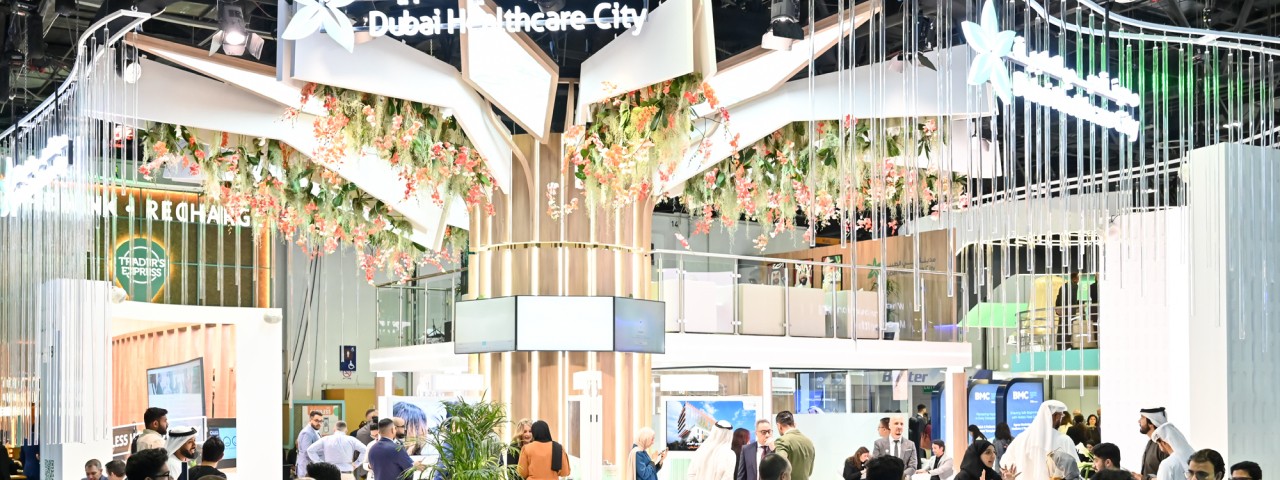 Stand at World Health Expo Dubai