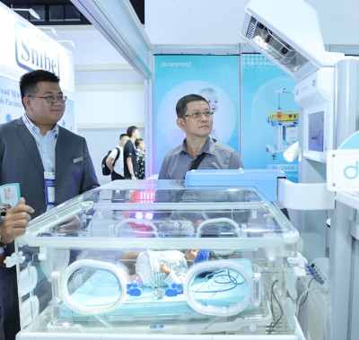 Incubator on display at World Health Expo Kuala Lumpur