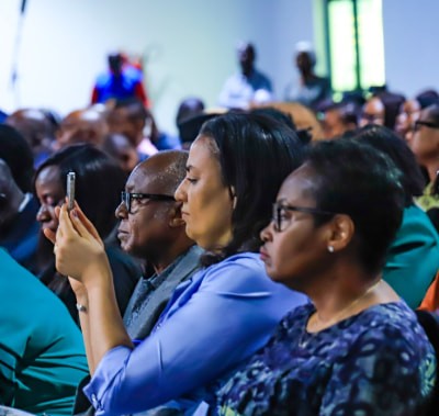 Conference attendees at WHX Lagos