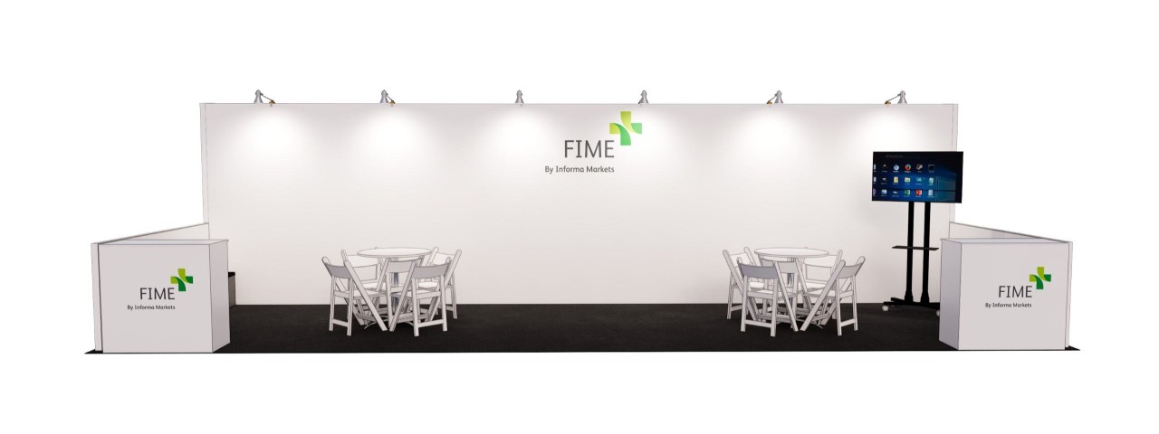 Example of an Eco Flex booth at World Health Expo Miami