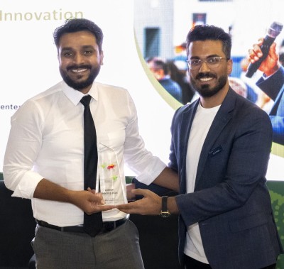 Award presentation at World Health Expo Miami
