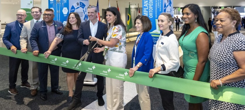 Ribbon cutting at World Health Expo Miami