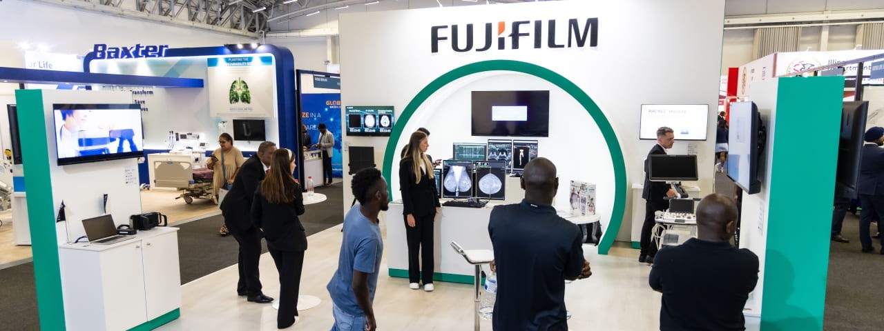 Fujifilm stand at World Health Expo Labs Cape Town