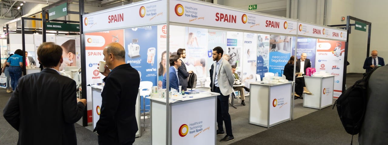 Healthcare Technology from Spain stand at World Health Expo Labs Cape Town