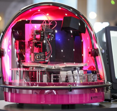 A piece of equipment on display at WHX Labs Dubai