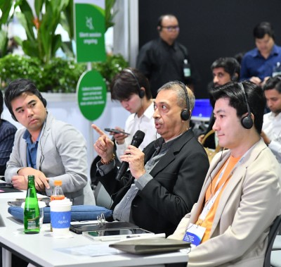 Speaker at a panel discussion at World Health Expo Labs Kuala Lumpur