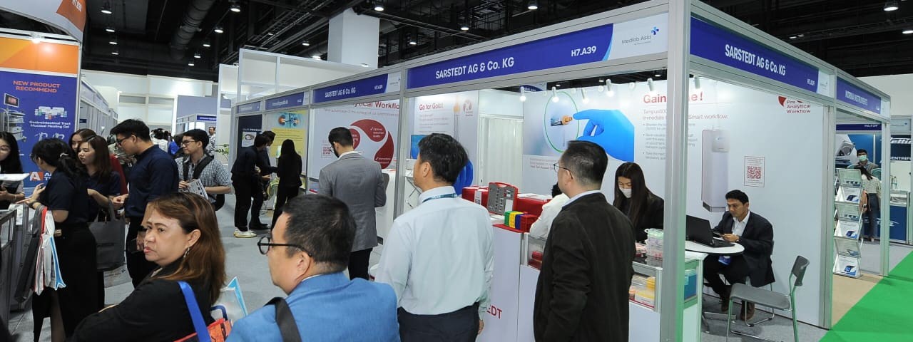 Crowd at World Health Expo Labs Kuala Lumpur